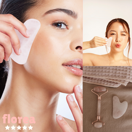 Florea™: Rose Quartz Gua Sha